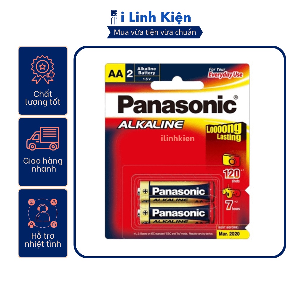 Pin Panasonic chính hãng đa dạng các loại