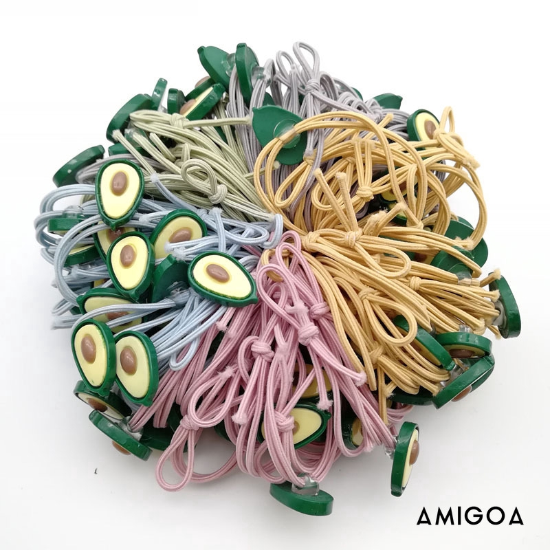 【Amigoa】Hàn Quốc Dễ thương Hoa Đàn hồi Tóc Dải Tóc Hairies Bơ Tóc Ties Hair Rope Girls Phụ nữ Tóc Phụ kiện Mũ