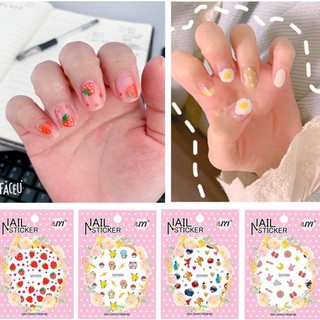 Sale 69% nhãn dán móng tay kiểu dáng 3d qy19, giá gốc 21000đ- 27c30