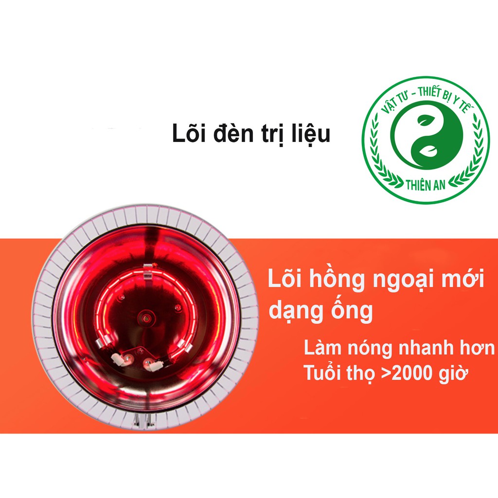 Đèn tần phổ trị liệu CQJ-25- Kết hợp lõi hồng ngoại thế hệ mới nhất