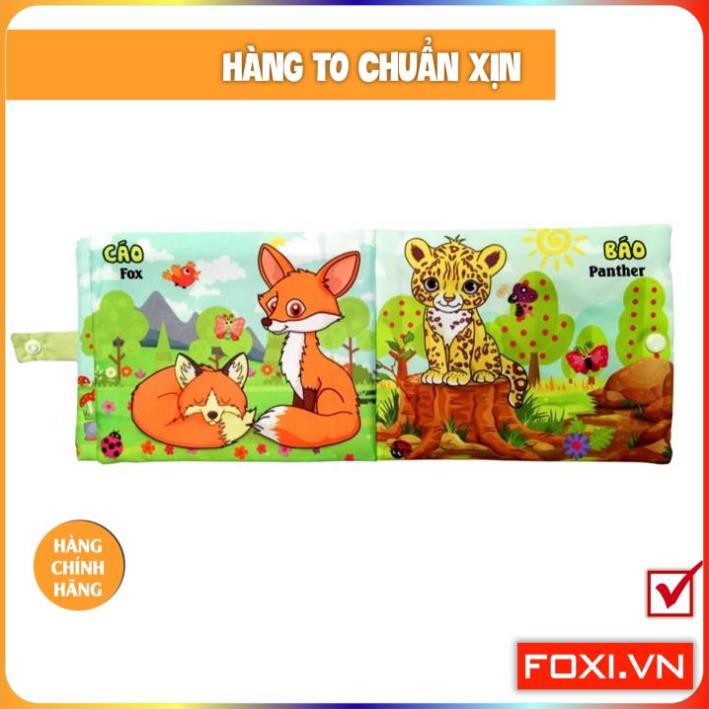 Sách vải cơ bản dành cho Bé sơ sinh 16 chủ đề số đếm-cuộc sống-tự nhiên-cảnh báo nguy hiểm