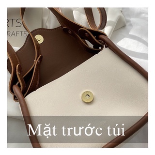 Túi Đeo Chéo Nữ Da Trơn