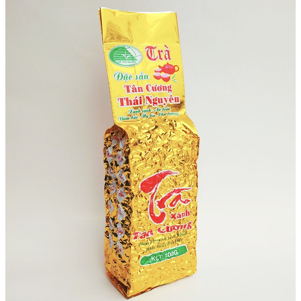 Trà xanh Tân Cương Thái Nguyên gói 100g