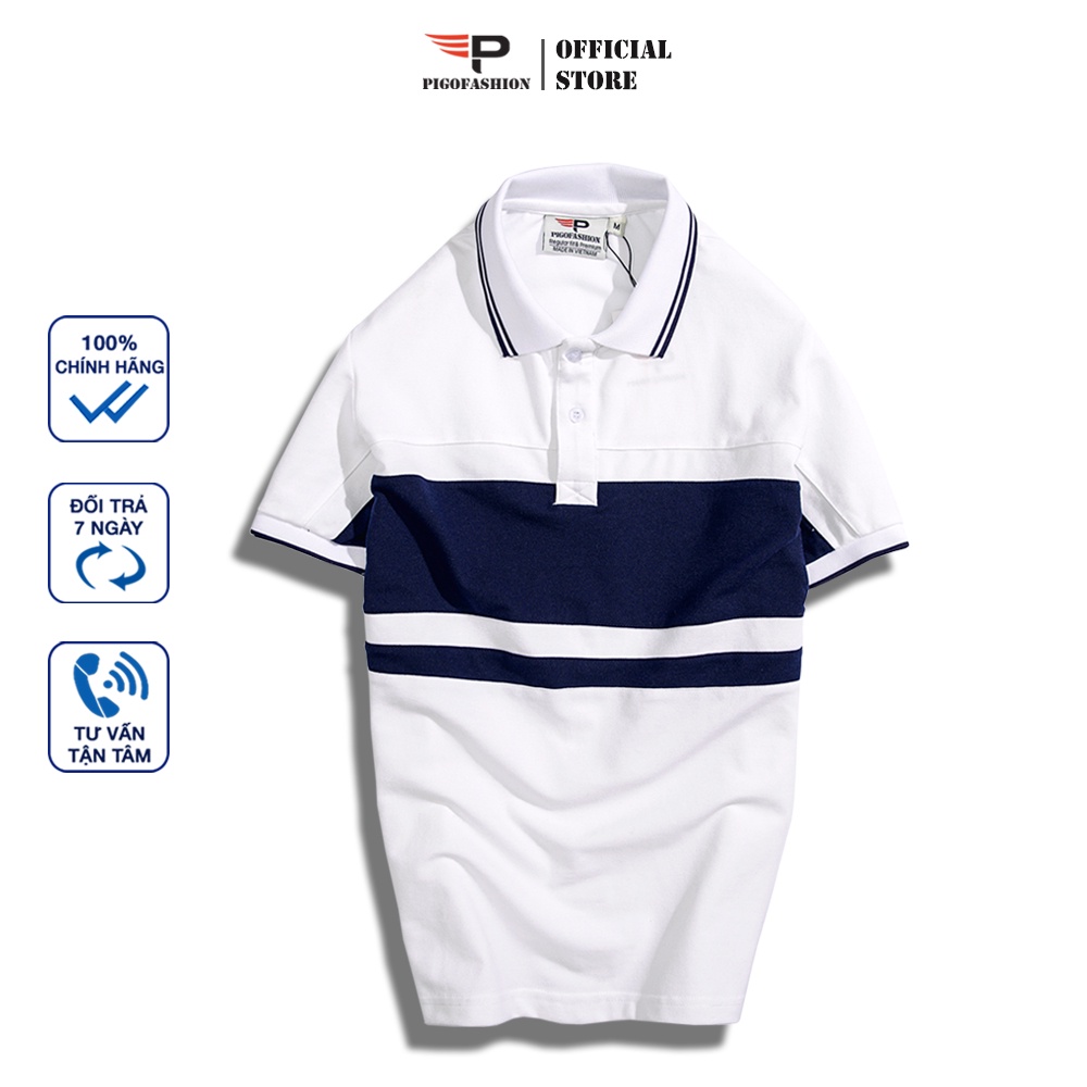 [Mã LTBAUAB19 giảm 7% đơn 99K] Áo thun nam polo ngắn tay có cổ thoáng mát SPPPL.1 PigoFashion chọn phân loại