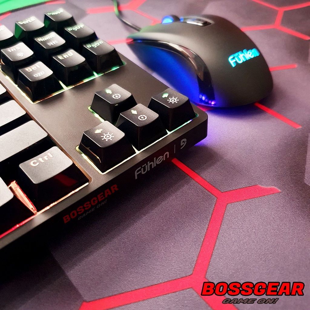 Combo Bàn Phím Cơ Fuhlen D87S RGB và Chuột Fuhlen X102S