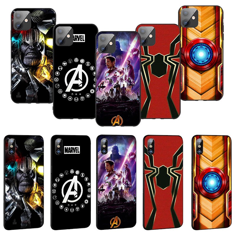 Ốp điện thoại TPU mềm hình Avengers Endgame Marvel 11LF cho iPhone X Xs Max XR 6 6s 7 8 Plus 5 5s SE 2020 6+ 6s+ 7+ 8+