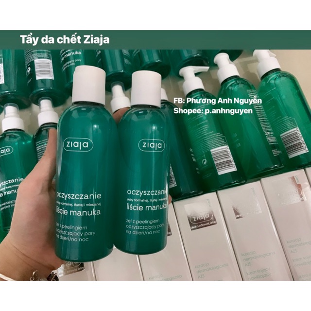 (CÓ SẴN) Tẩy da chết Ziaja manuka