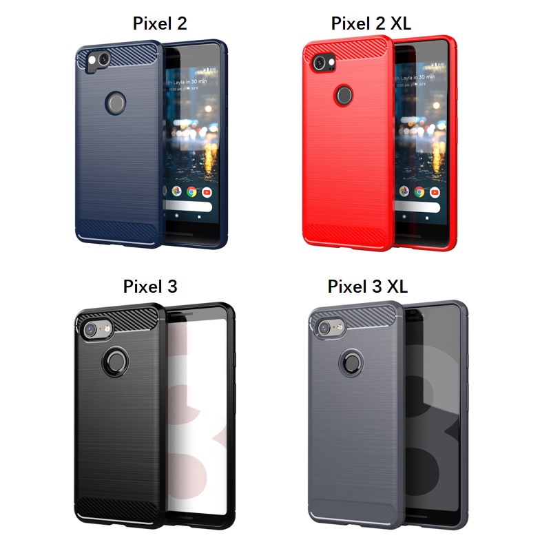 Ốp Điện Thoại Sợi Carbon Mềm Cho Google Pixel 3 XL 3XL 2 XL 2XL 3A XL 3AXL 4 XL 4XL 5 5A 4A 5G
