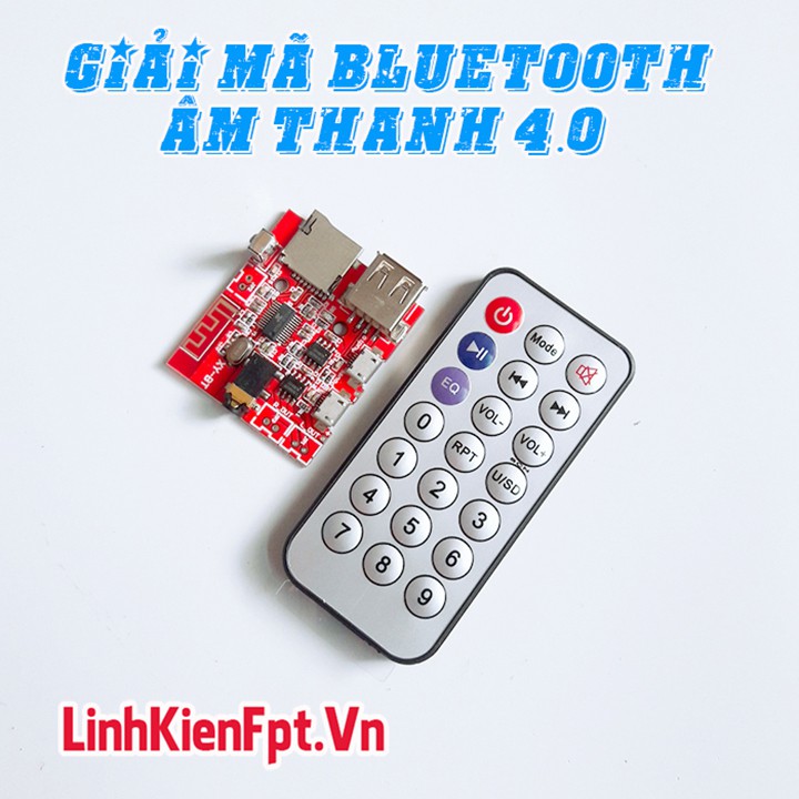 Bộ Thu Bluetooth , Mạch Giải Mã Âm Thanh Bluetooth 4.0