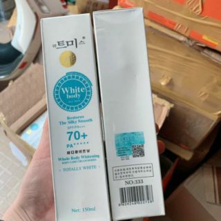 Kem dưỡng trắng da chống nắng white body hàn quốc 50+