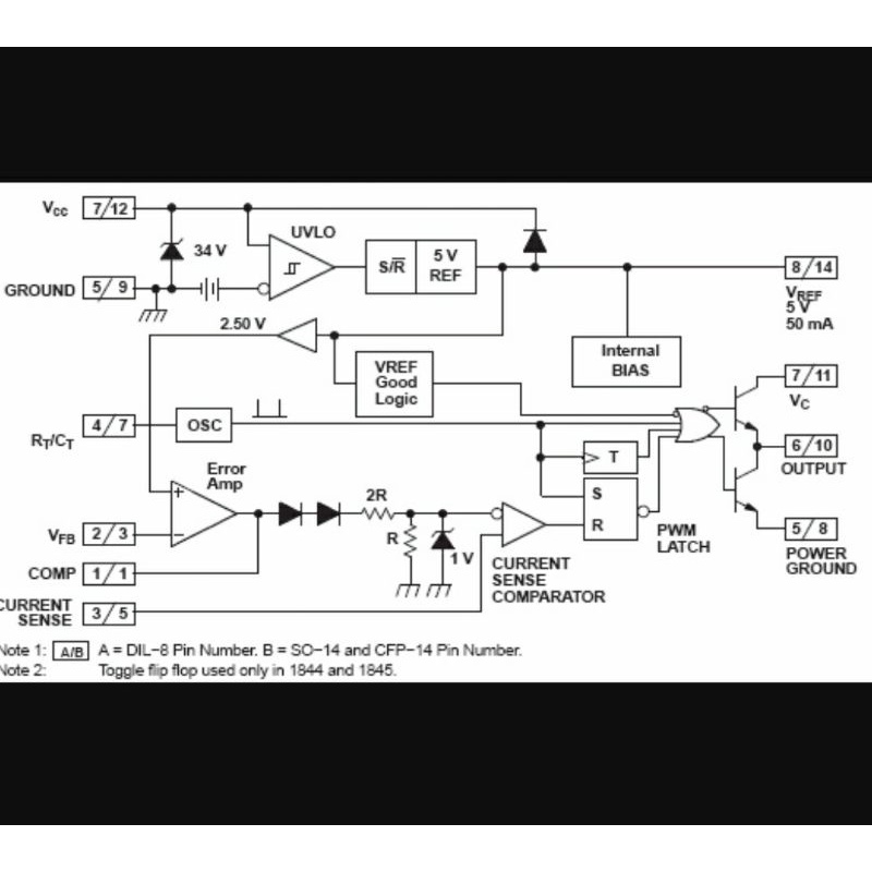 2 cái linh kiện điện tử IC nguồn UC3844 UC3844AN | BigBuy360 - bigbuy360.vn