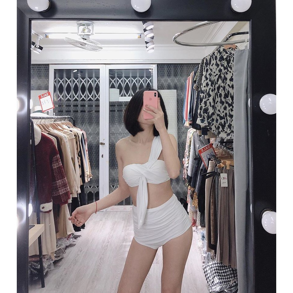 Bikini Áo tắm 2 mảnh nơ chéo vạt vai các màu cực sang (ảnh thật) - Hàng nhập khẩu | BigBuy360 - bigbuy360.vn