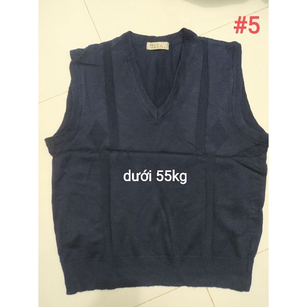 Bộ sưu tập áo Len ghi lê nhiều mẫu hàng si