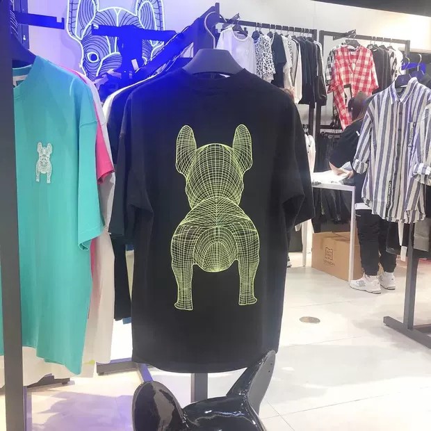 Áo thun tay lỡ in DOG LIFE WORK 2 mặt ,áo phông nam nữ unisex form rộng hot trend