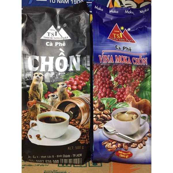 cafe pha pin chồn. thiên sơn phát 500g