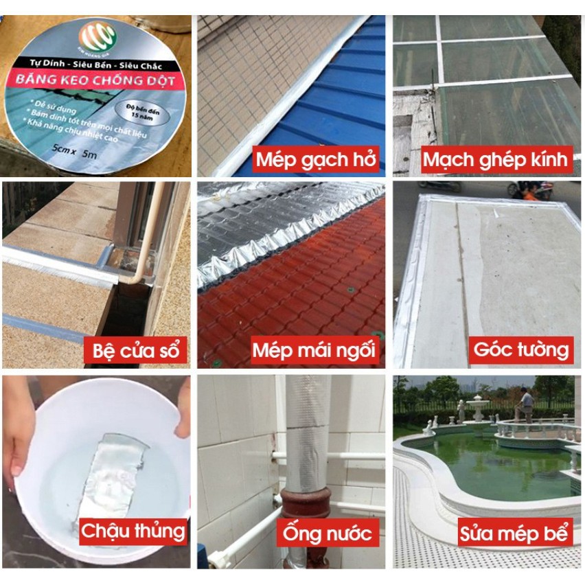 Băng Keo Siêu Dính, Siêu Chống Thấm Nhật Bản Cuộn 10CM