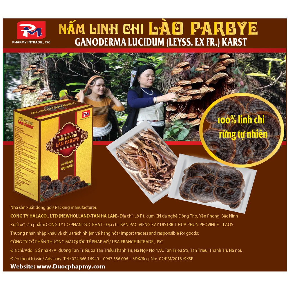NẤM LINH CHI LÀO-PARBYE