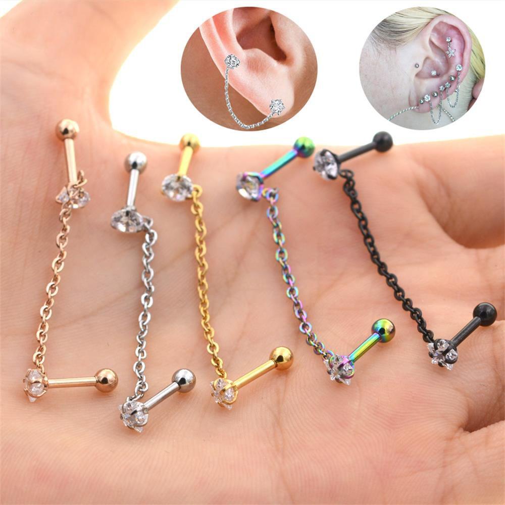 BORAG Khuyên Tai Kiểu Dàn Giáo Bằng Thép Thời Trang