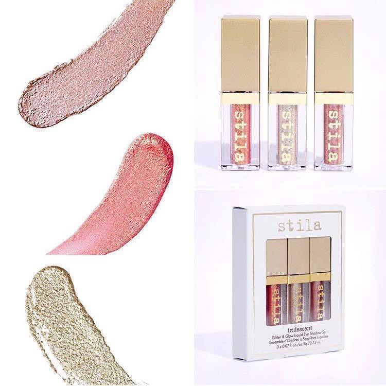 Set Nhũ Mắt Stila Liquid Glitter &amp; Glow Liquid Eye Shadow Set