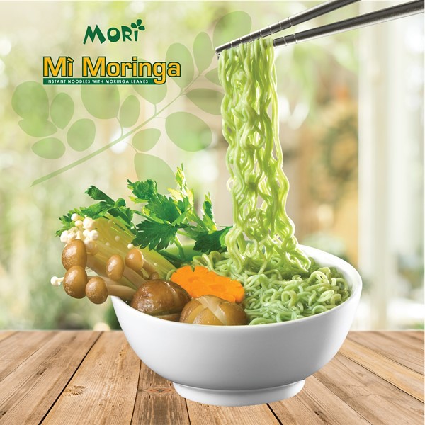 Mì ăn liền chùm ngây Moringa-chay mặn điều được[Thùng 30 gói]