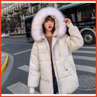 Áo phao nữ cổ lông hottrend ( sẵn sl )- QUẢNG CHÂU CAO CẤP