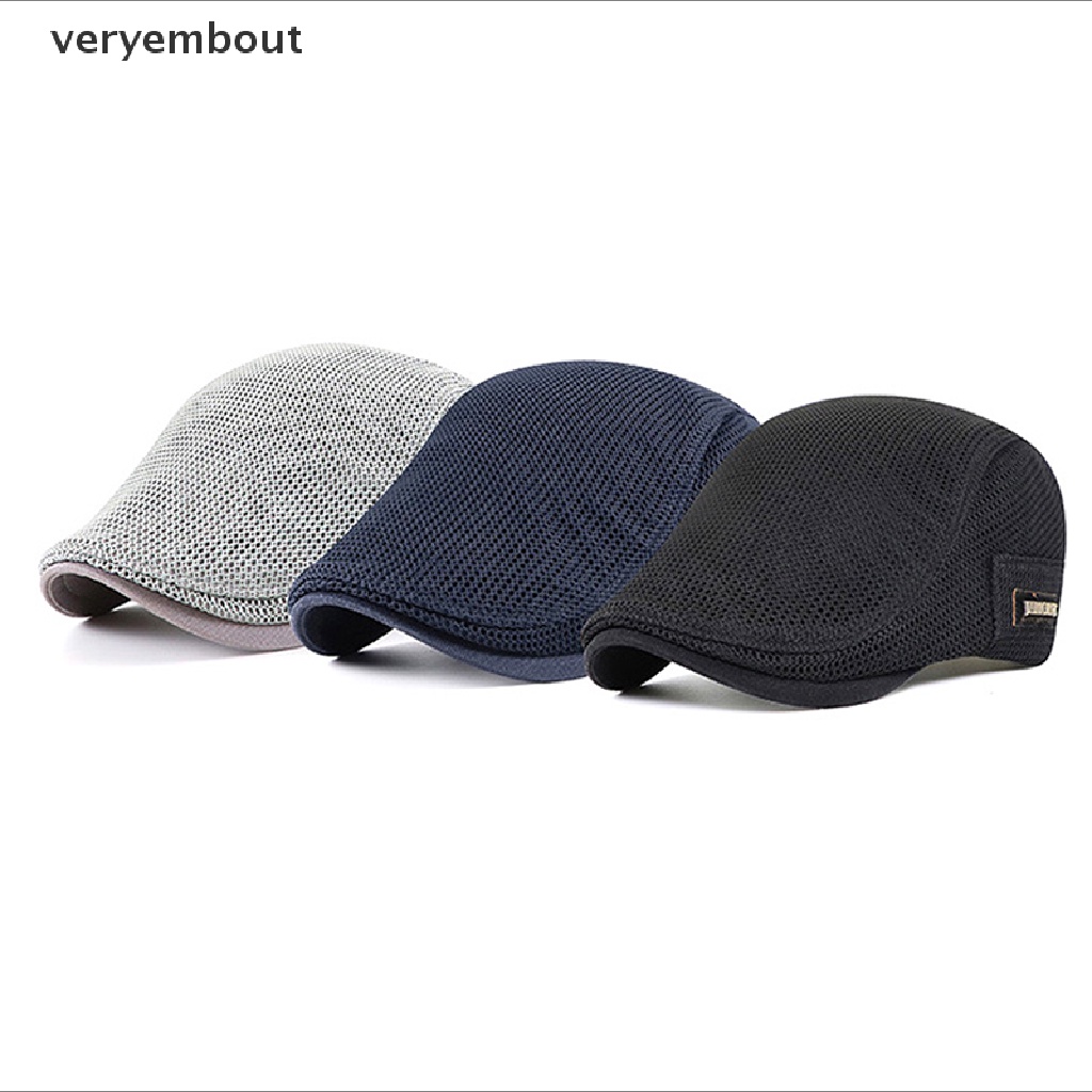 ut Cabbie Flat Cap Breathable Mesh Newsboy Beret Ivy Cap n