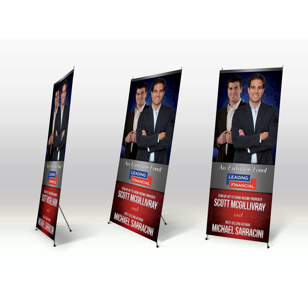 Standee X cường lực size 80*180cm