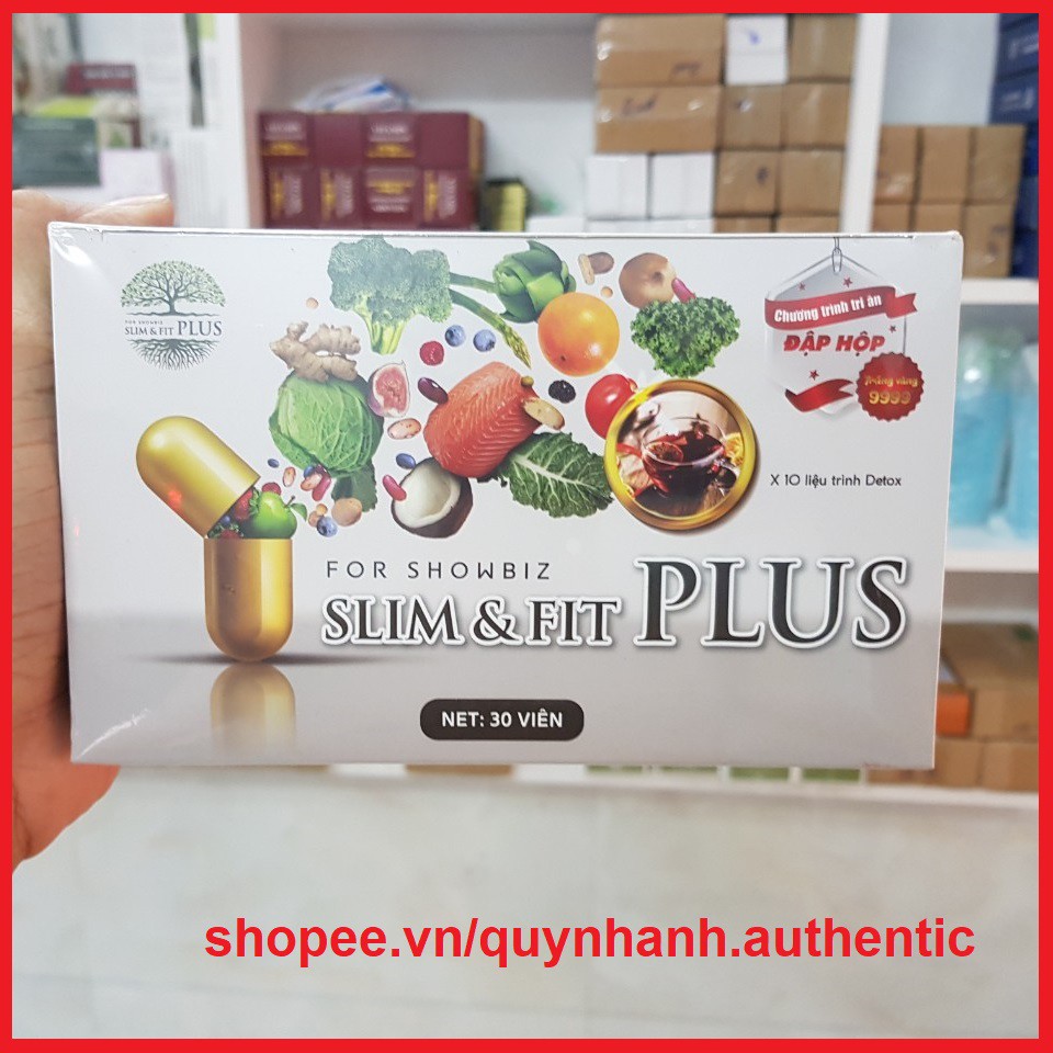 GIẢM CÂN SLIM FIT PLUS HỘP 30 VIÊN CHÍNH HÃNG MUA 1 TẶNG 3 | BigBuy360 - bigbuy360.vn