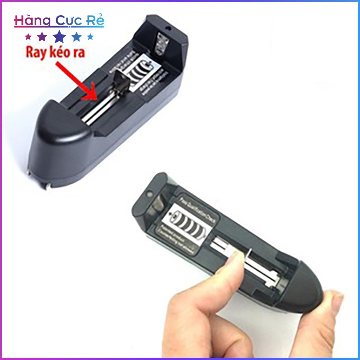 Bộ sạc pin 18650 loại đơn 🔋Freeship🔋 Shop Hàng Cực Rẻ