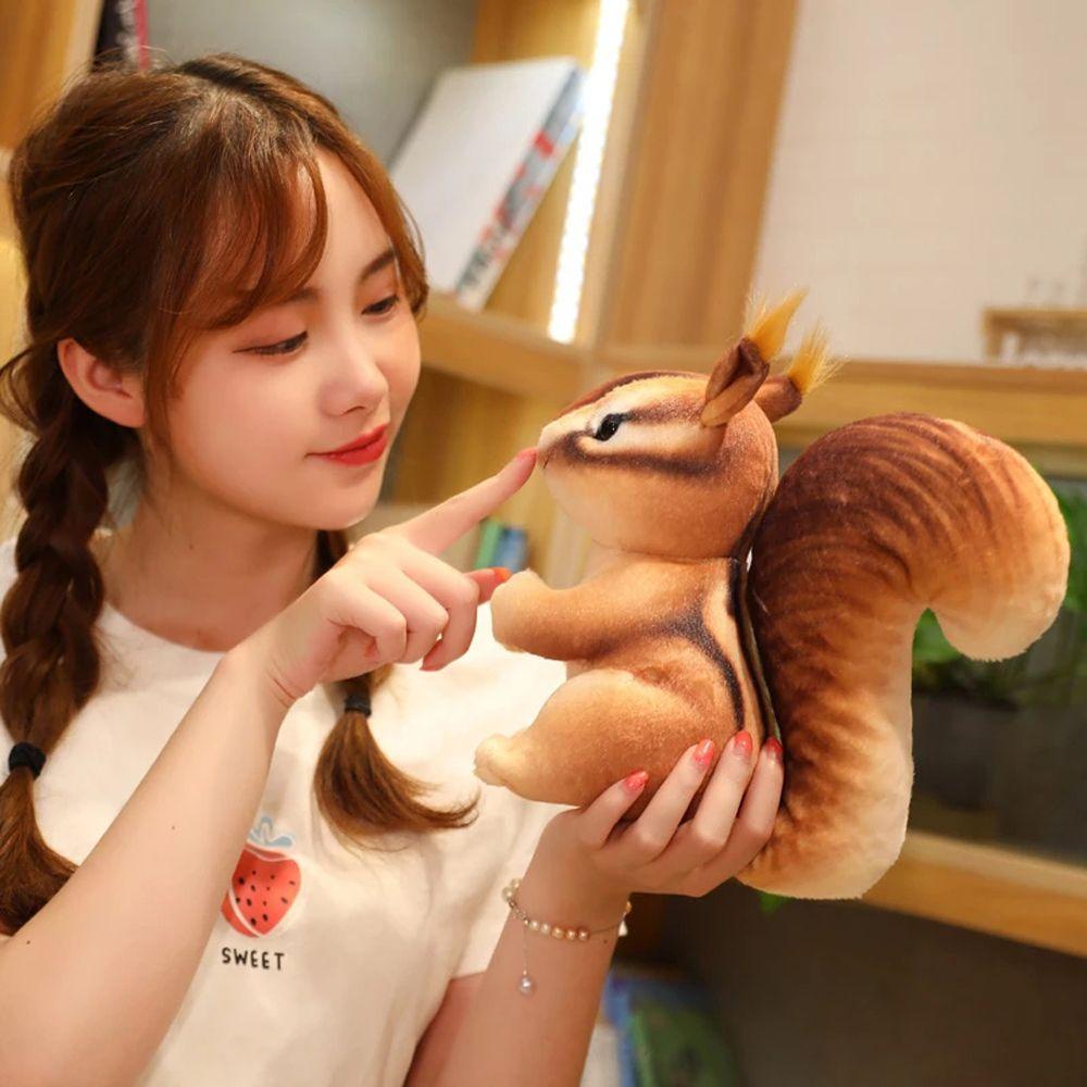 Đồ chơi nhồi bông Hình Chú Sóc Hoạt Hình 25cm