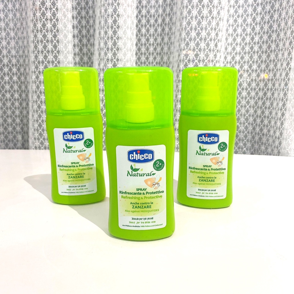 Kem Lăn Xịt Chống Muỗi Và Côn Trùng Đốt Cho Bé Chicco Hàng Chính Hãng, An Toàn Cho Trẻ Sơ Sinh Và Mẹ Bầu Zimbababy