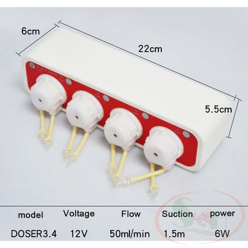 Máy bơm định lượng Jebao Doser 3.4 Wifi bổ sung dinh dưỡng tự động bể cá san hô thủy sinh