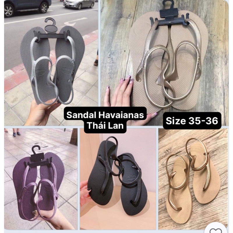 [CHỈ BÁN HÀNG THÁI] SANDAL HAVAIANAS NỮ THÁI LAN SIÊU BỀN  [SẴN MÀU NUDE][FREESHIP][HÀNG CHUẨN][SIZE 35-40]