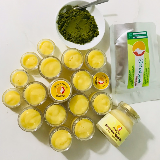 Combo bộ sản phẩm bột trà xanh, sữa ong chúa, mật ong