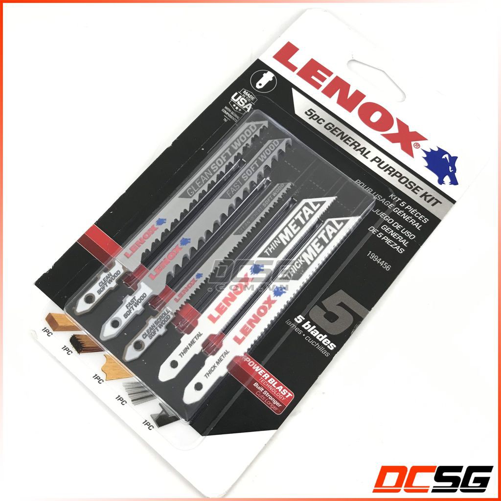 Bộ 05 lưỡi cưa lọng LENOX 1994456 (Made in USA)