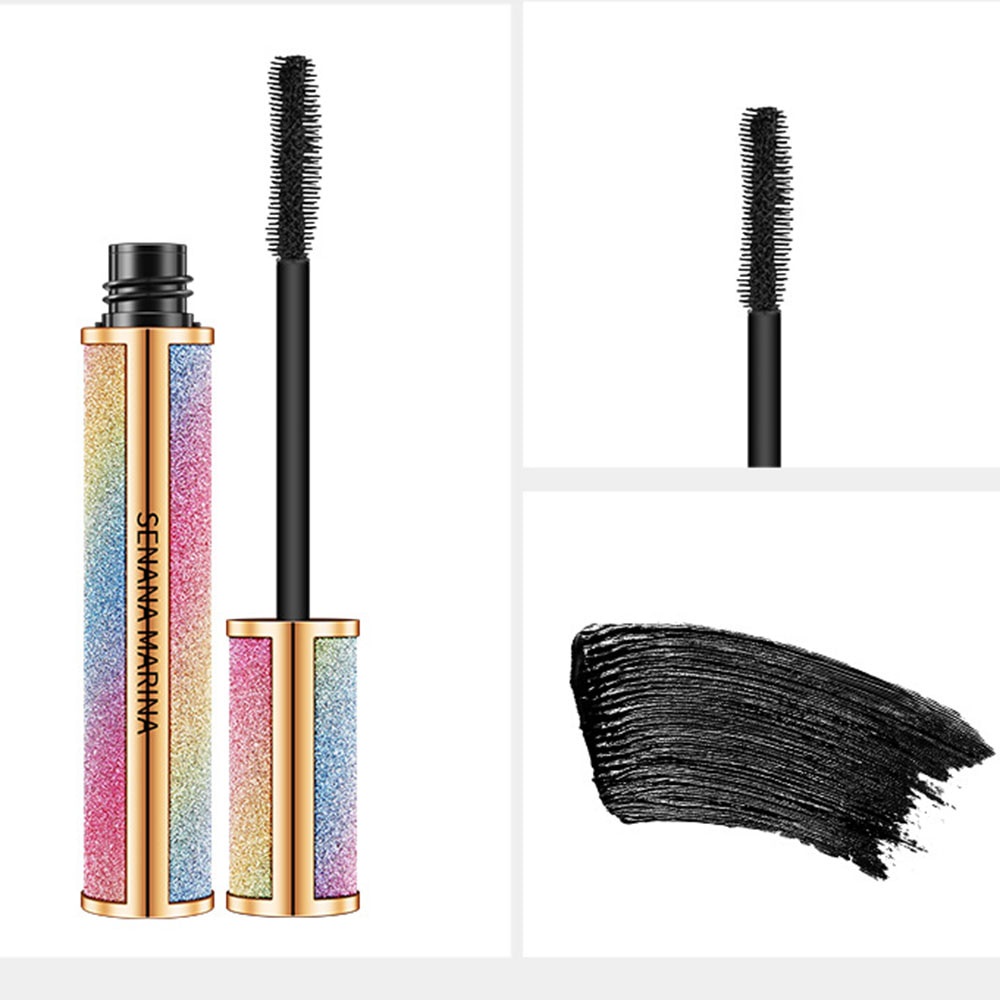 [Hàng mới về] Mascara sợi tơ tằm 4D làm dài mi/ cong mi/ không thấm nước tiện dụng làm đẹp mắt | BigBuy360 - bigbuy360.vn