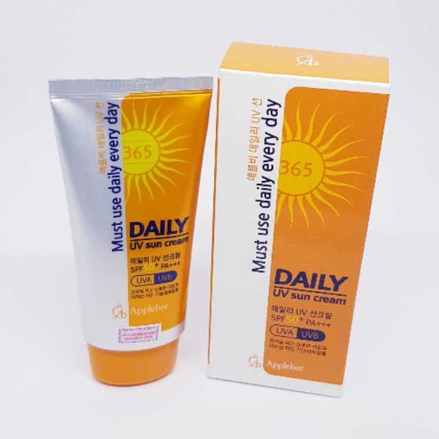 Kem chống nắng Applebee Daily UV Sun Cream SPF50+ PA+++ 70g