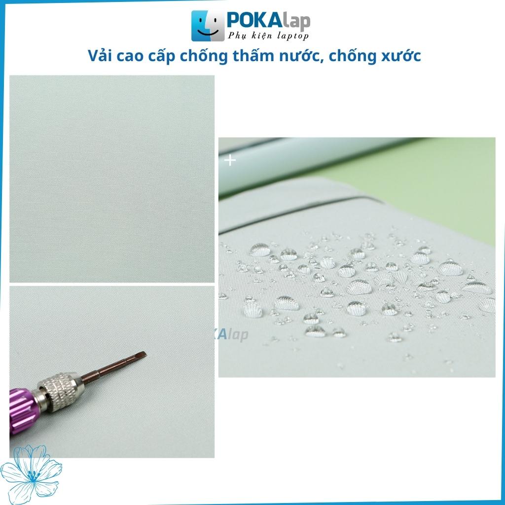 Túi chống sốc đựng laptop POKA57 chống thấm nước cao cấp, LÓT LÔNG mềm 13 inch 14 inch 15 inch 15.6 inch - POKALAP