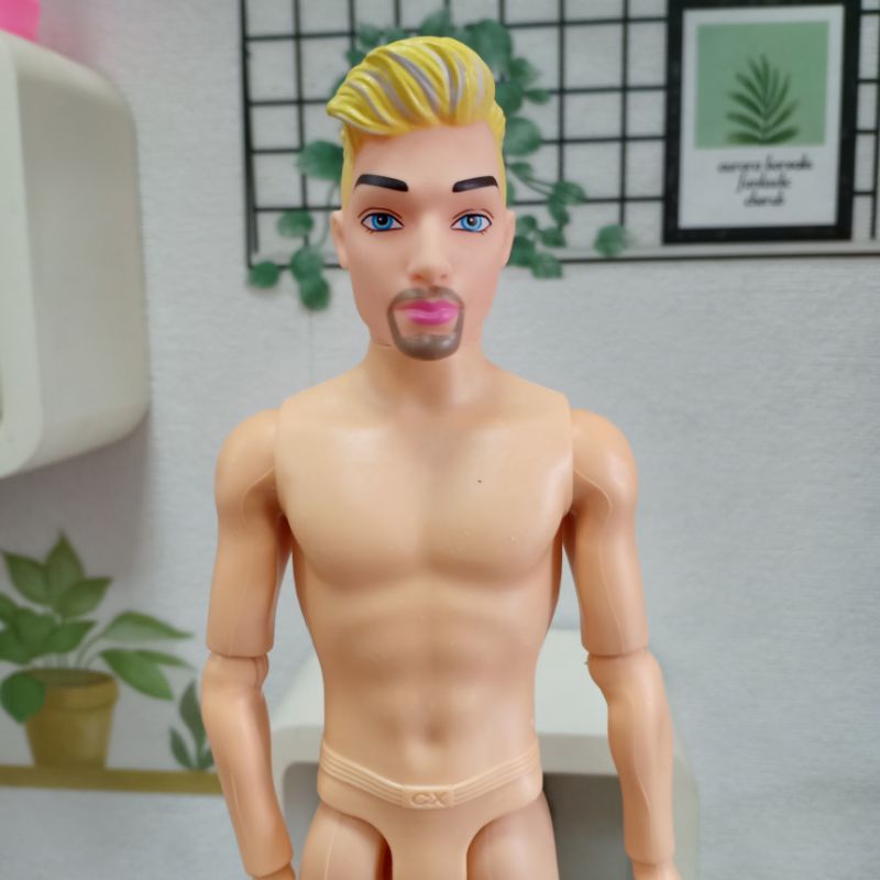 Búp bê nam ken cao 30cm hàng loại đẹp, mẫu mặt mới , trơn không kèm đồ tặng kèm giày Animedolls 638 NCT