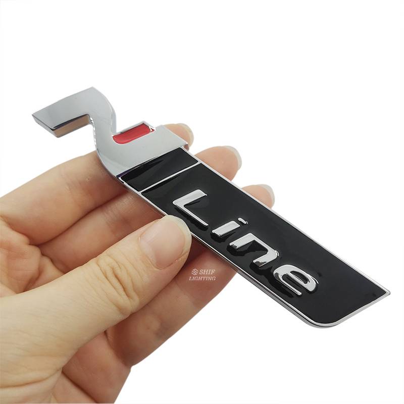 Nhãn dán họa tiết Nline N Line bằng chất liệu kim loại dùng để trang trí xe Hyundai