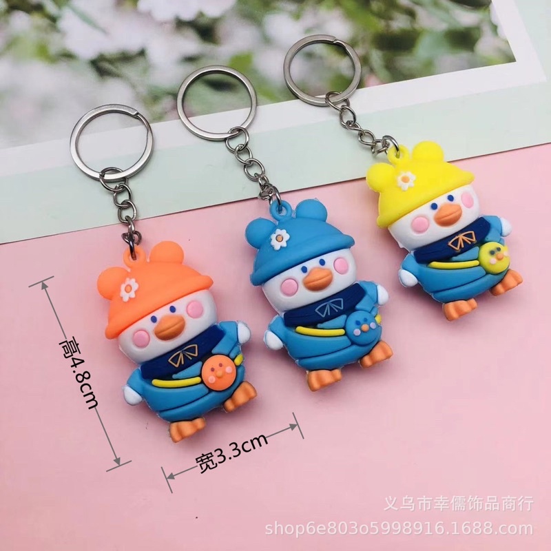 Móc Khoá Hình Chú Chim Cánh Cụt 3 Màu