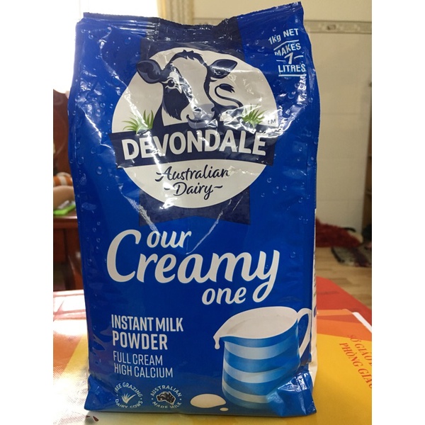 Sữa tươi dạng bột nguyên kem DEVONDALE 1kg