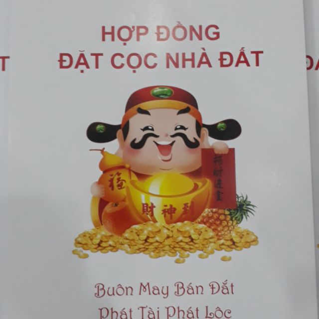 SỔ ĐẶT CỌC MUA BÁN NHÀ VÀ ĐẤT LOẠI 2 LIÊN 100 TỜ