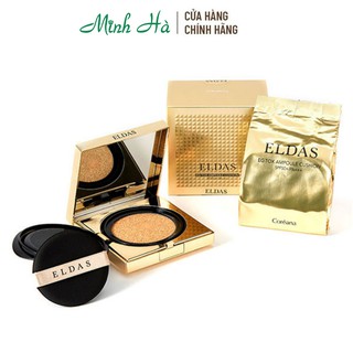 Phấn nước chứa tinh chất Eldas EG tox Ampoule Cushion tặng kèm lõi refill