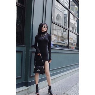 Đầm nữ bút chì của thương hiệu sugar Lolita, màu đen