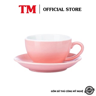 Tách Uống Trà, Cà Phê Capuchino Xưởng Gốm TM Bát Tràng - 220ml