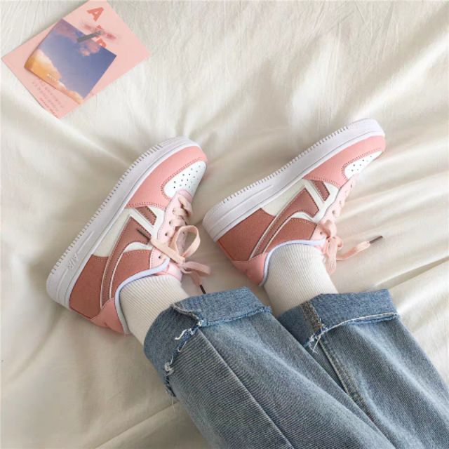 (ORDER) GIÀY SNEAKER PHỐI MÀU ĐẾ CAO ULZZANG