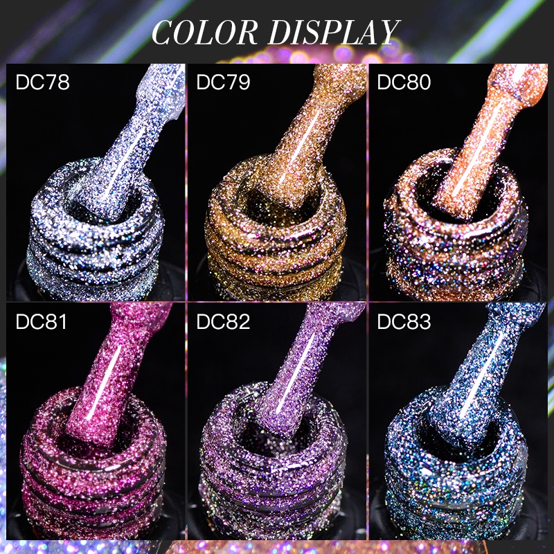 Sơn Móng Tay MTSSII Kim Sa Phản Quang Lấp Lánh Bán Vĩnh Viễn 7ml