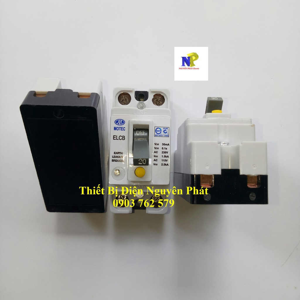 Aptomat chống giật cóc 30A dòng rò 30mA