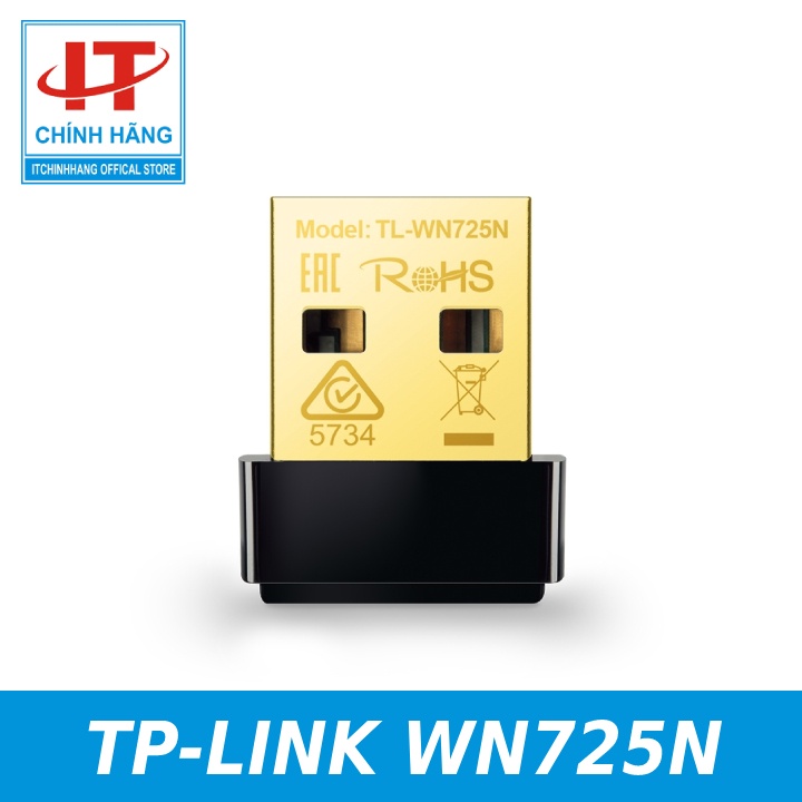 Thiết bị USB siêu nhỏ dùng để thu Wifi TP-Link TL-WN725N bảo hành 24 tháng FPT,TCT